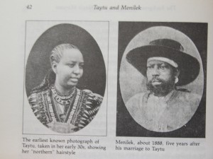 Empress Taytu and Emperor Menelik